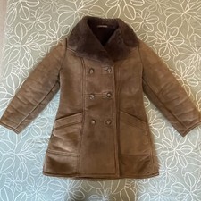 Vintage Lammfelljacke Größe