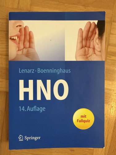 Hno boenninghaus auflage - hno, boenninghaus,
