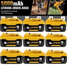 10x 4x für Dewalt 18v Akku 10