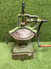 Antike Vintage Leinbrock's Ideal 2 Kaffeemühle mit Handkurbel