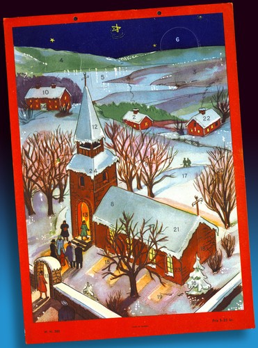 Alter adventskalender gang zur - alter,