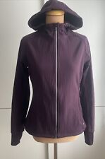 Tchibo Damen Funktionsjacke Laufjacke Gr. 38 Beere Lila mit Softshell Einsätzen