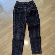 Closed Samt Hose ital 48 EU 42