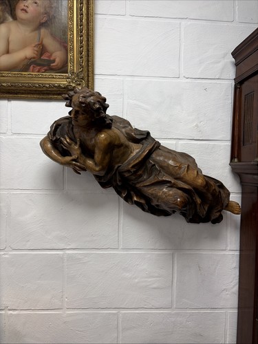 Große alte heiligenfigur - alte,