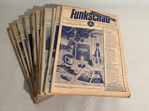Funkschau hefte jahrgang 1952 - jahrgang,