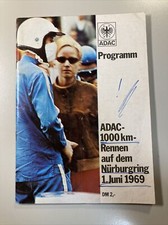 1969 Programm Heft ADAC 1000 Km Rennen Nürburgring / Rennsport Motorsport