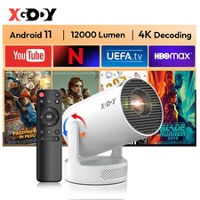 XGODY Gimbal 3S 1080P Beamer HD Android Projektor 4K LCD Heimkino Bluetooth
