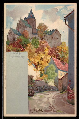 Lithographie schwarzenberg - lithographie,