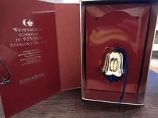 ROBBE & BERKING WEIHNACHTSSCHMUCK GLOCKE 925 STERLING SILBER R&B -OVP UNBENUTZT