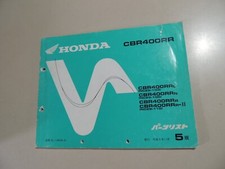 Parts List catalog Ersatzteil Katalog HONDA  CBR 400 RR NC29 1990-1994