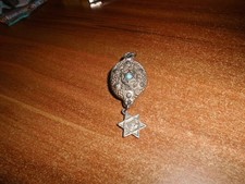 Amulett mit Judenstern kann als Kette getragen werden - tolles seltenes Amulett