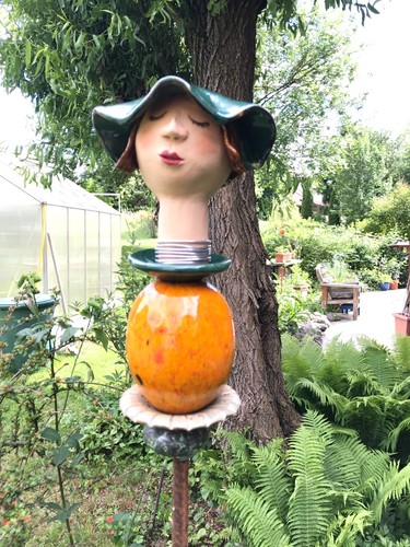 Gartenfigur stele teilig - gartenfigur,