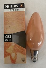 40-Watt-Glühbirne Kerzenlampe B35 von Philips Softone TERRACOTTA Versand s.Text