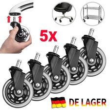 5 x Rollen für Bürostuhl