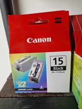 7 x Original Canon Patrone BCI-15 BK schwarz ( Twin Pack )  i70 i80 iP90 iP90v
