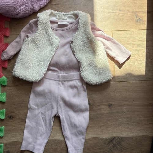 Set weste body hose fushia - weste,
