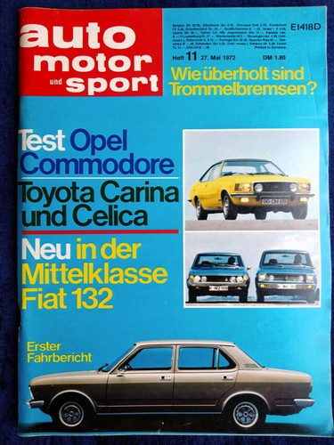 Auto motor sport - sport, 11/1972