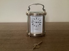 Garrard - Acht Tage Messing Kutschenuhr - Top Zustand & voll funktionsfähig