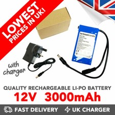 12 V 3000mAh Wiederaufladbarer