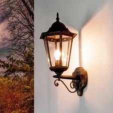 Außenlampe Wand Kupfer E27