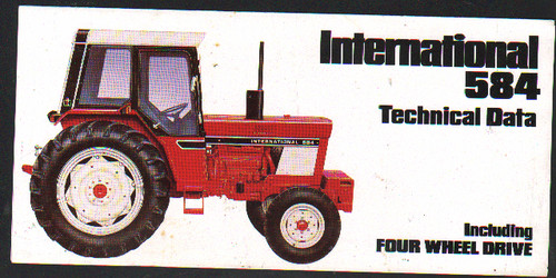 International 584 technische - international, "584"