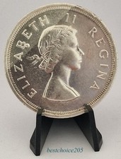 Silver Coin - 5 Shilling 1958 South Africa, Springbok - Queen Elizabeth II #2