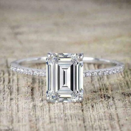 Damen smaragd diamant - 3,