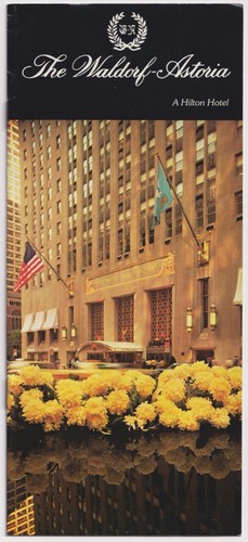 Vintage waldorf astoria hilton - waldorf,