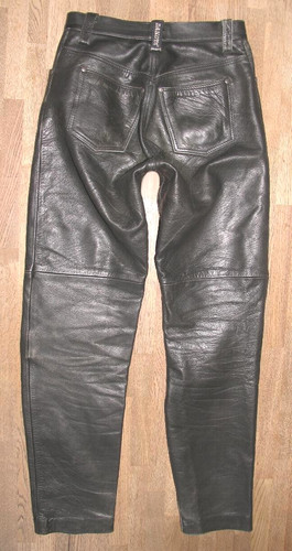 Dakota lederjeans biker - -,