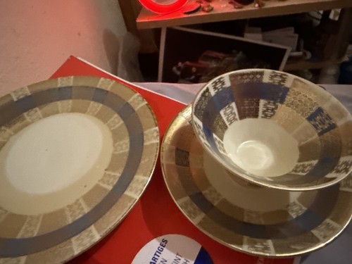 Bavaria teller set goldrand - set,