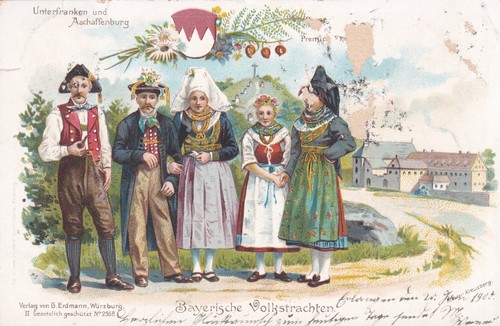 1900 litho deutsches reich - 1900, ak