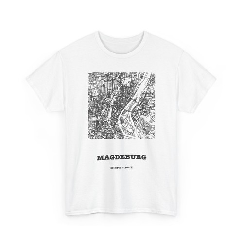 Shirt magdeburg stadtplan - magdeburg,