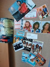 Bee Gees offizielle Fanclub Mappe mit Autogramm, Postern, Fotos etc