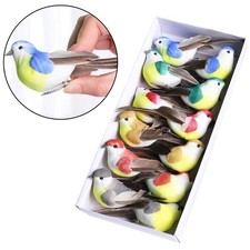 12 Stück Vogel-Dekor