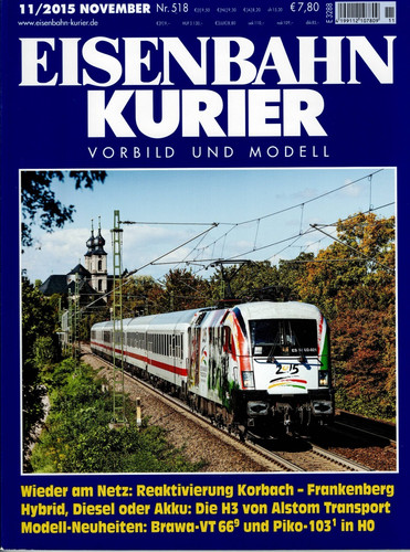 Eisenbahn kurier 2015 - eisenbahn, 11/2015