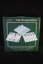 Brett Spielsammlung im Glasdesign Glas Kompendium siehe Foto