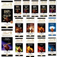 5x 100g Lindt Excellence Verschiedene Tafel, Große Auswahl