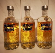 3x ABSOLUT VODKA * je 700 ml Wodka * Limited Edition 2025 : HARING * sealed
