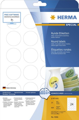 Herma 5066 etiketten - 5066,
