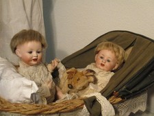 Antike Porzellankopfpuppe F.S. 1272, Baby