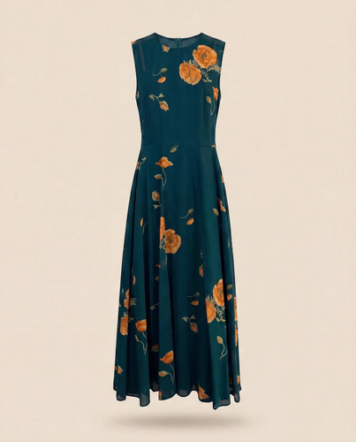 Kleid anemone green schurwolle - anemone,