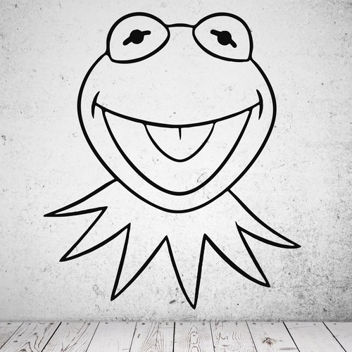 Wandtattoo kermit der frosch - wandtattoo,