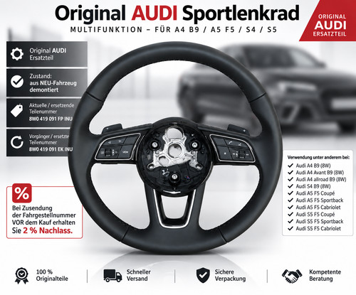 Original audi sportlenkrad - original,