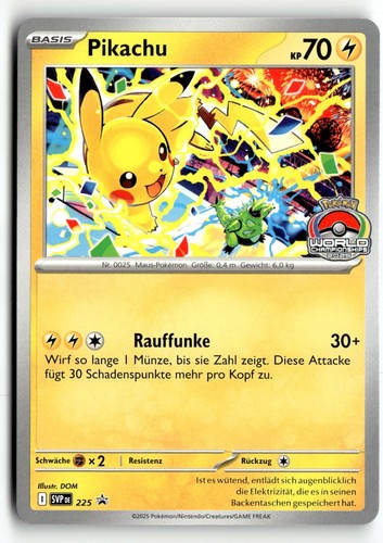 Pikachu svp 225 black star - svp,