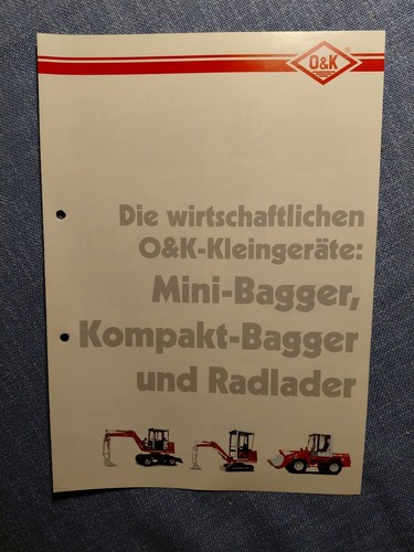 Prospekt broschüre o k - /, o&k