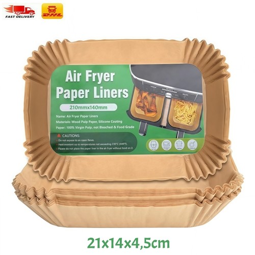 100x backpapier für friteuse - 100x,