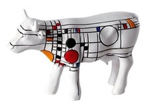 COW PARADE MINI KUH - FRANK LLOYD WRIGHT (S) COWPARADE