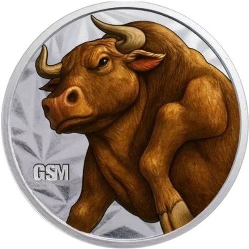 Usa silver round bull - round, &