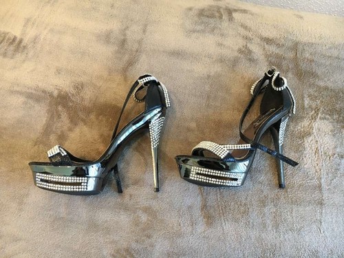 Lack high heels mit - high,