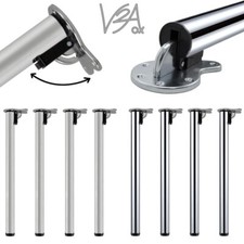 Stahl 4 Tischbeine Möbelfuss